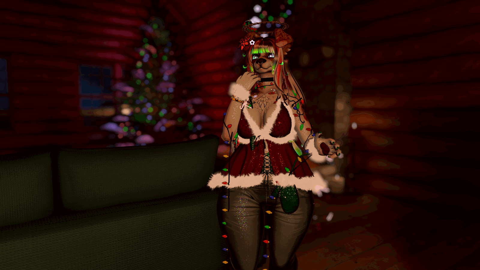 | PRE-SALE! | Holly | Holiday VRCHAT Avatar | PC & VRCFT