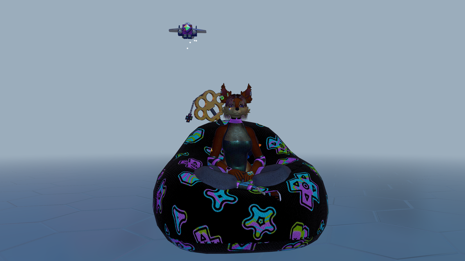 Convention Bean Bag Seat | World Drop Furality Ultra