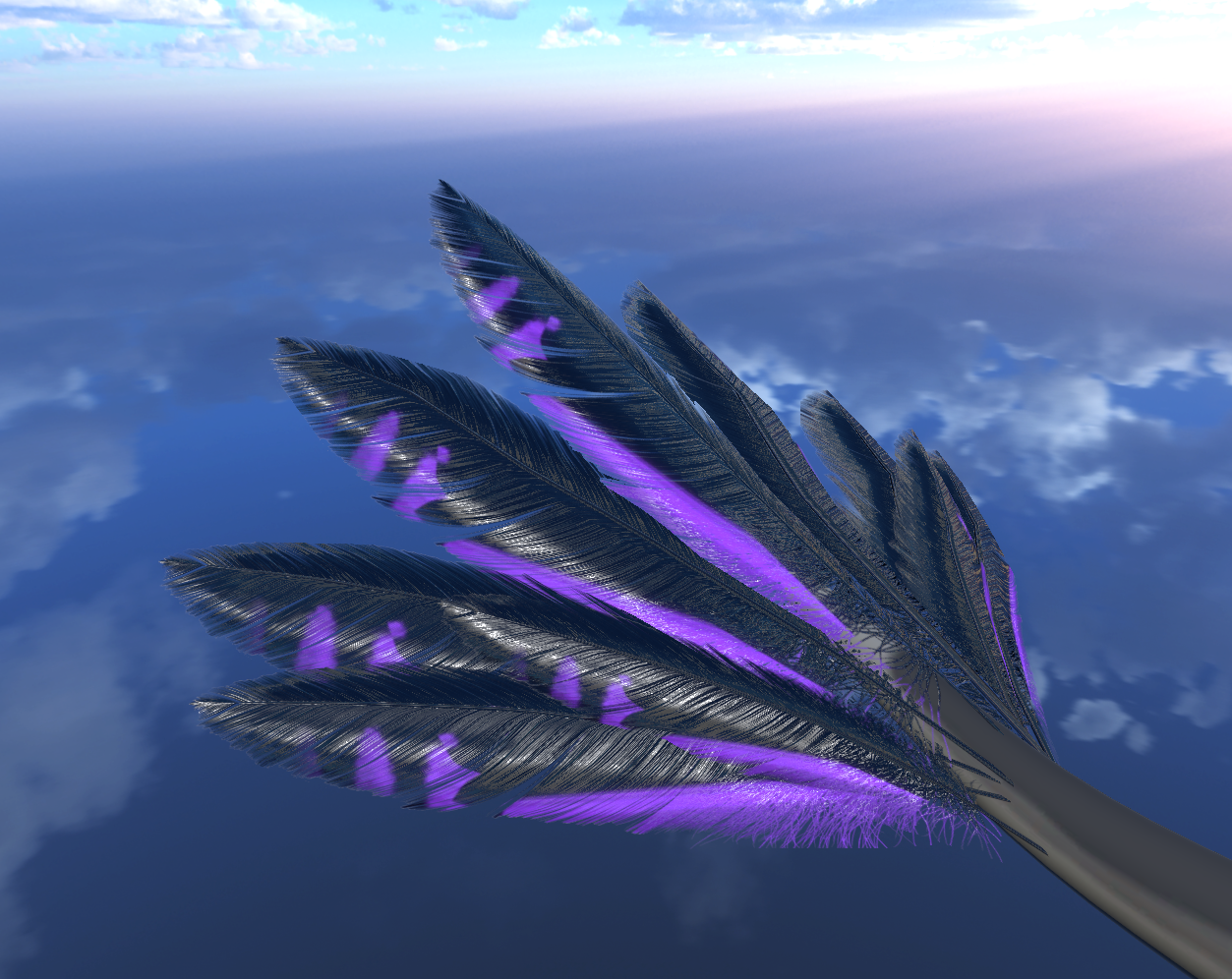 Custom Rexouium Feather Materials