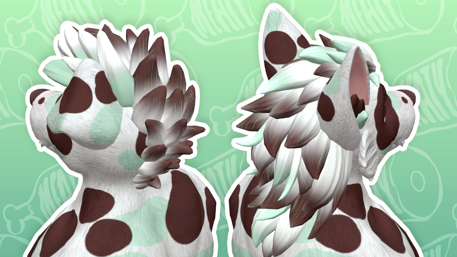 Mint Chocolate Chip Dalmation 🍦 - Winterpaw Canine Textures