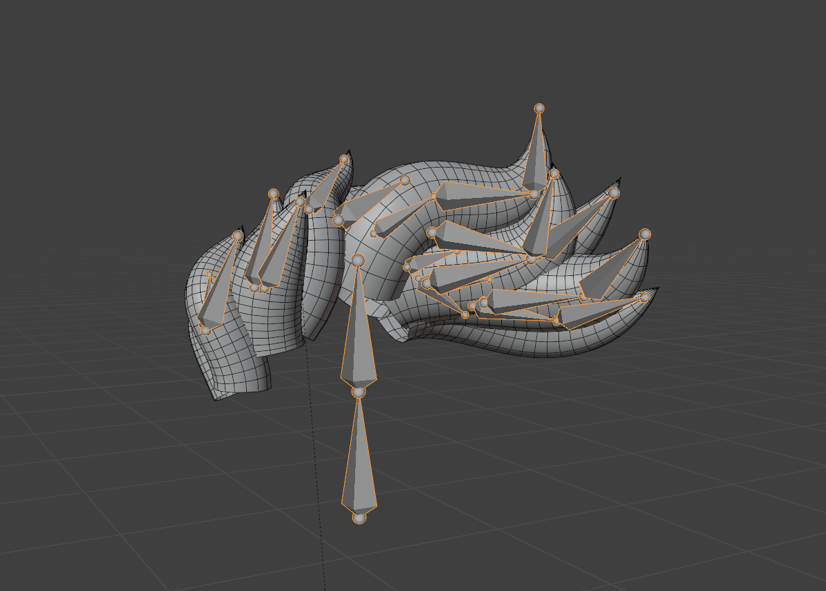 VRChat Fluffy Mohawk Hairstyle