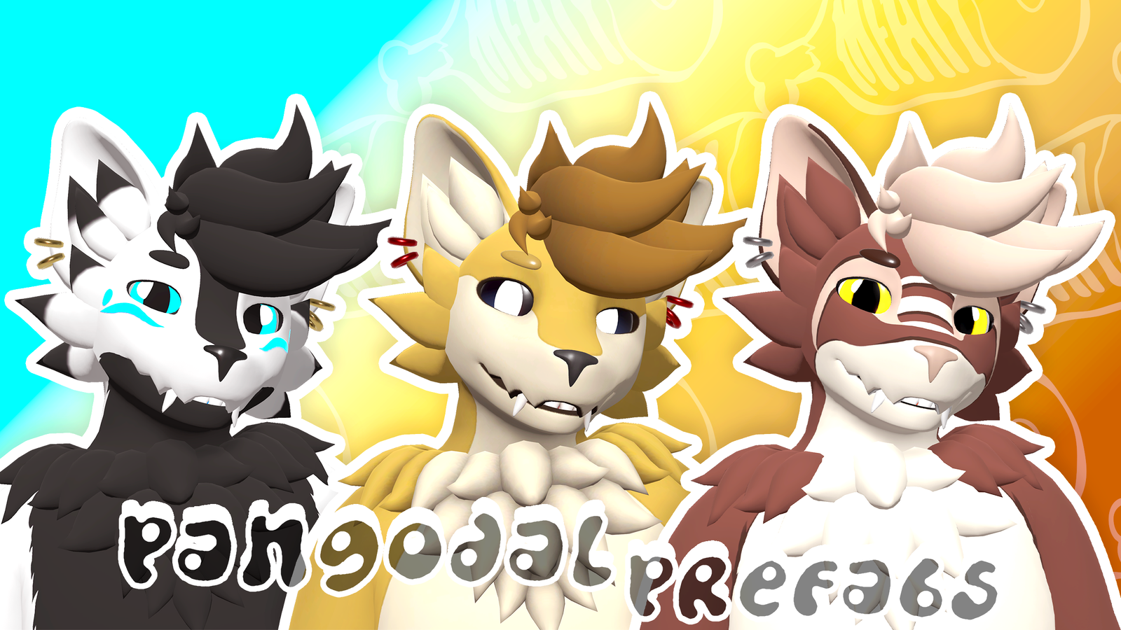 VRChat Fluffy Mohawk Hairstyle