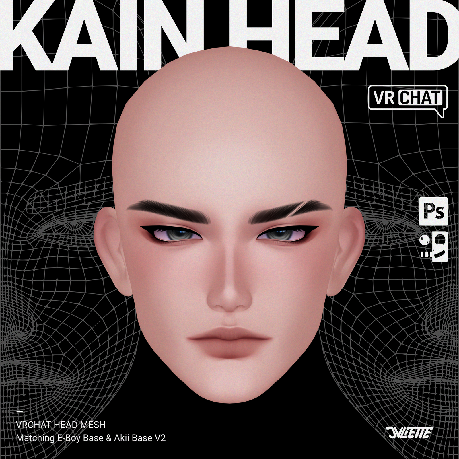 KAIN HEAD [VRCHAT Head Mesh]