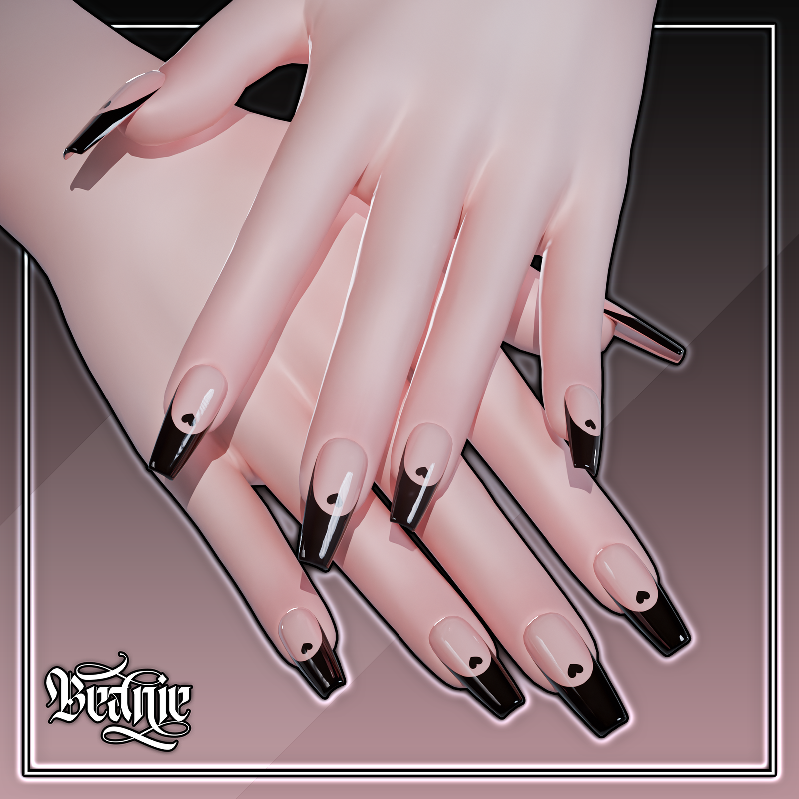 ♡ Nails with Customizable Shapes ♡