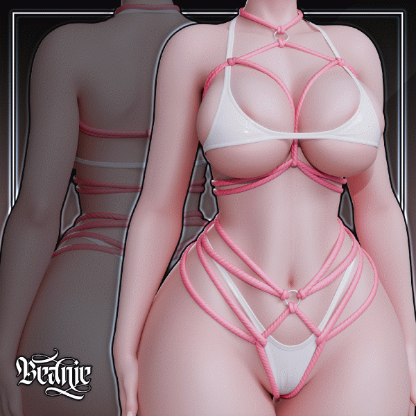'Affliction' Shibari Harness + Bikini Set
