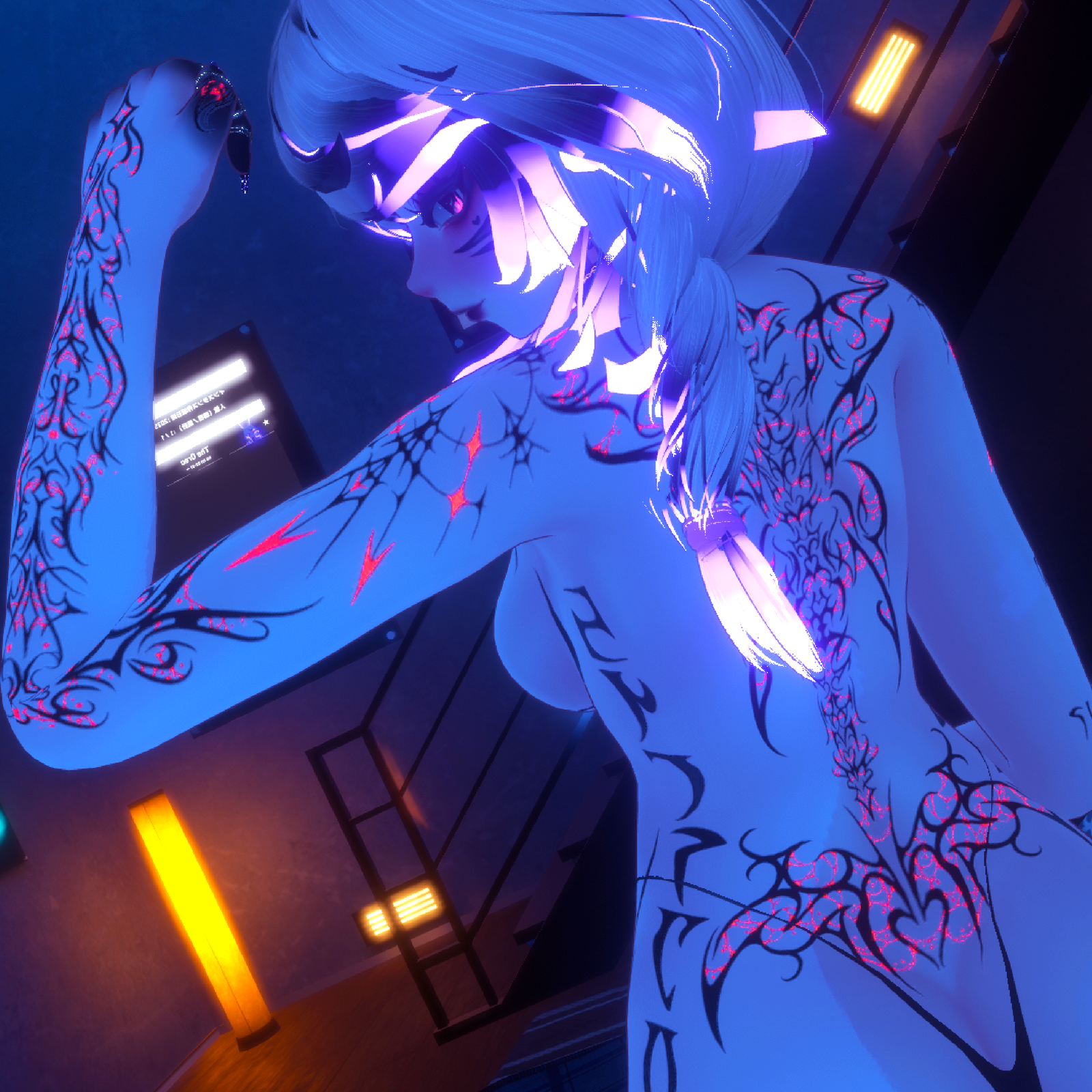 Engraved Tattoo for VRBase Egirl