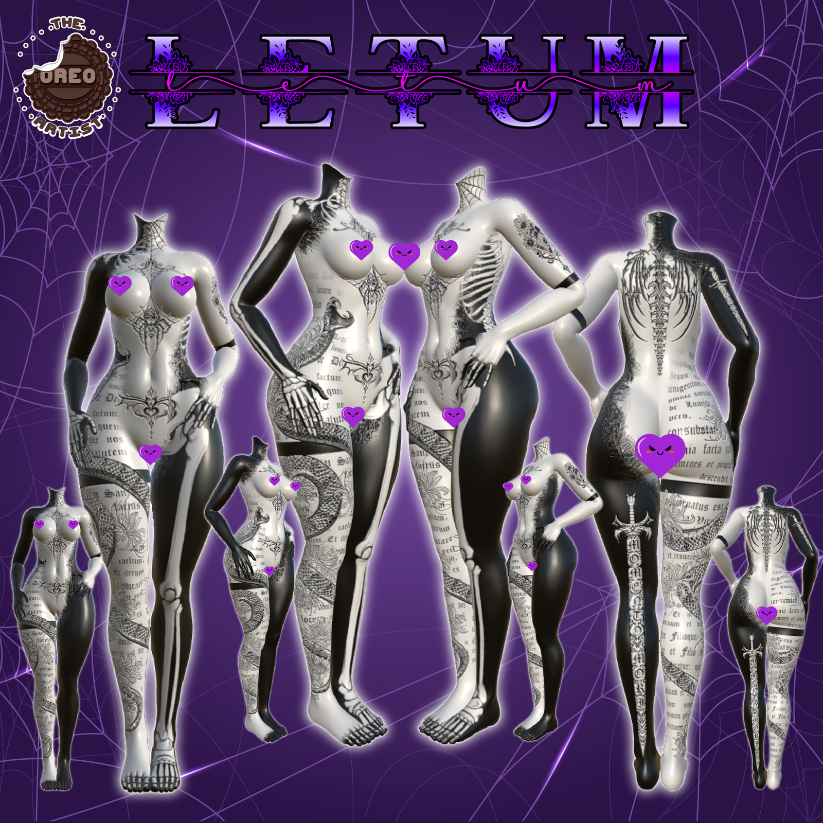 Letum Tattoo for VRBase Egirl