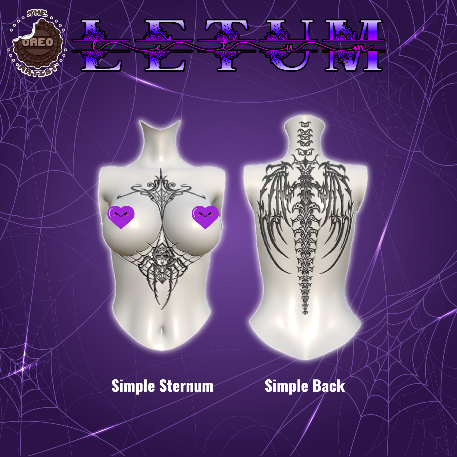 Letum Tattoo for VRBase Egirl