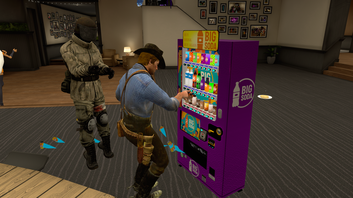 Interactable Vending Machine Avatar [ VRChat ]
