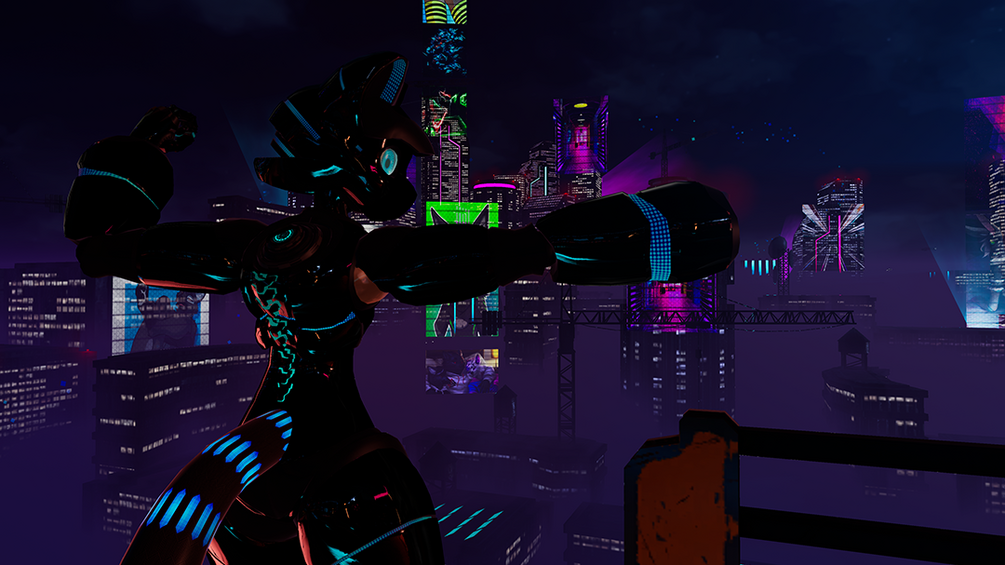 Nekoid Robot Avatar [ VRChat ]