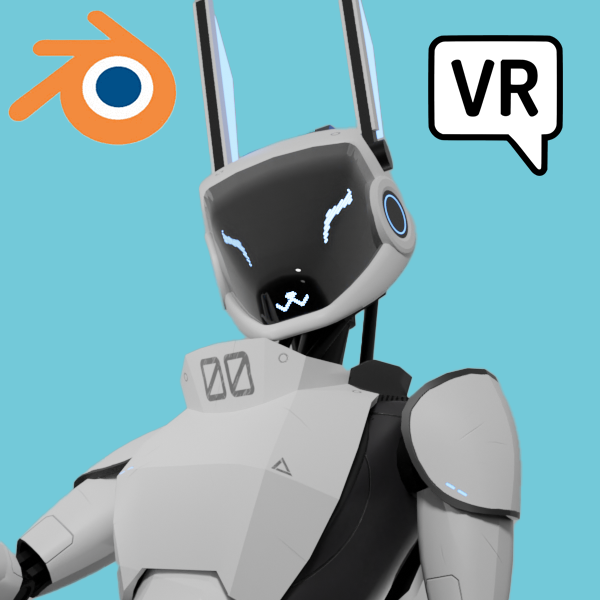 F1L-00 a.k.a Filo ( Robot model for VRChat/animation)