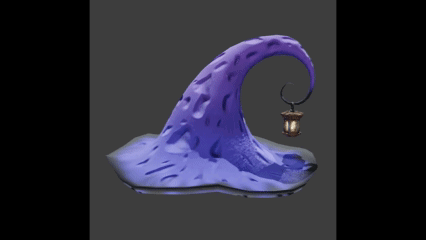 Mushroom Lantern hat