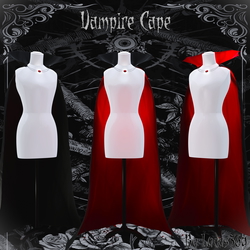 Classic Vampire Cape (Halloween Asset)