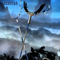 Metallic/Wooden Staff (Lovely Assistafff)