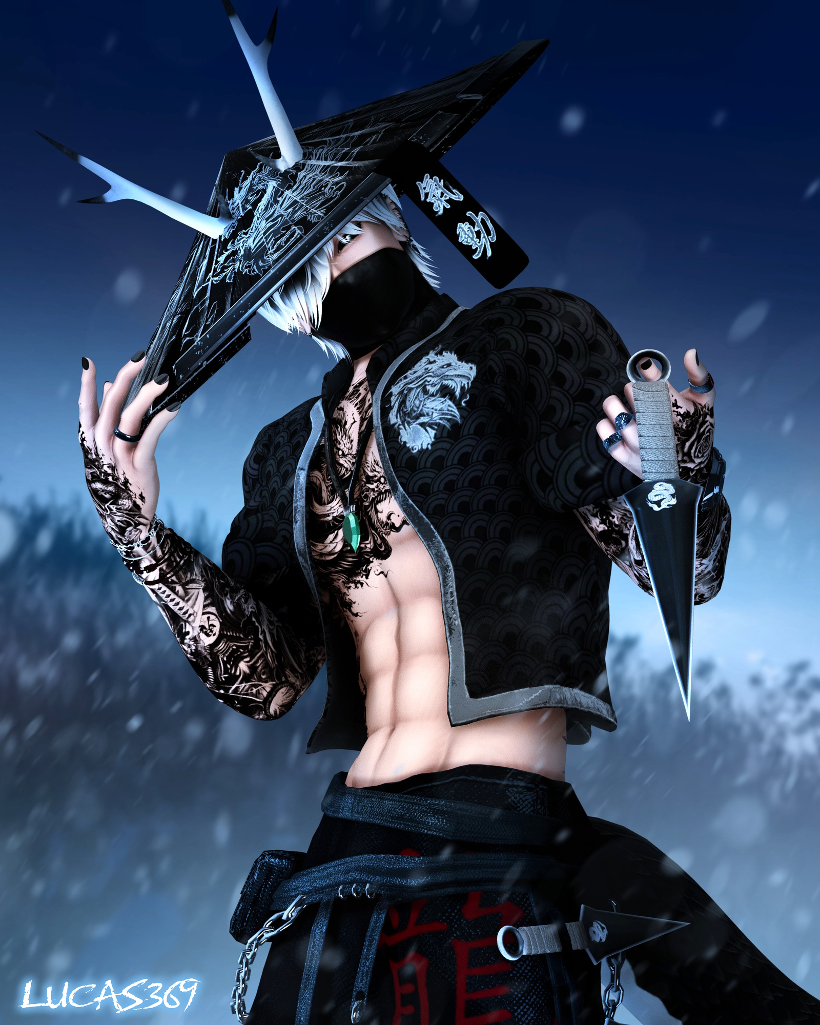 Kenji (PC+FT): Heir of Ash and Fire (Dragon Samurai)