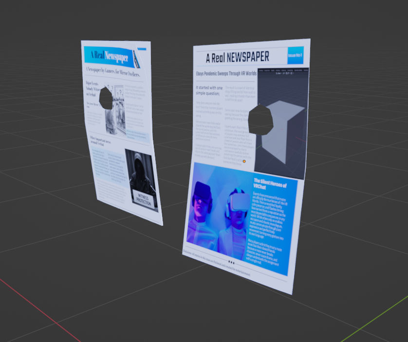 The “Definitely Not Spying” Newspaper