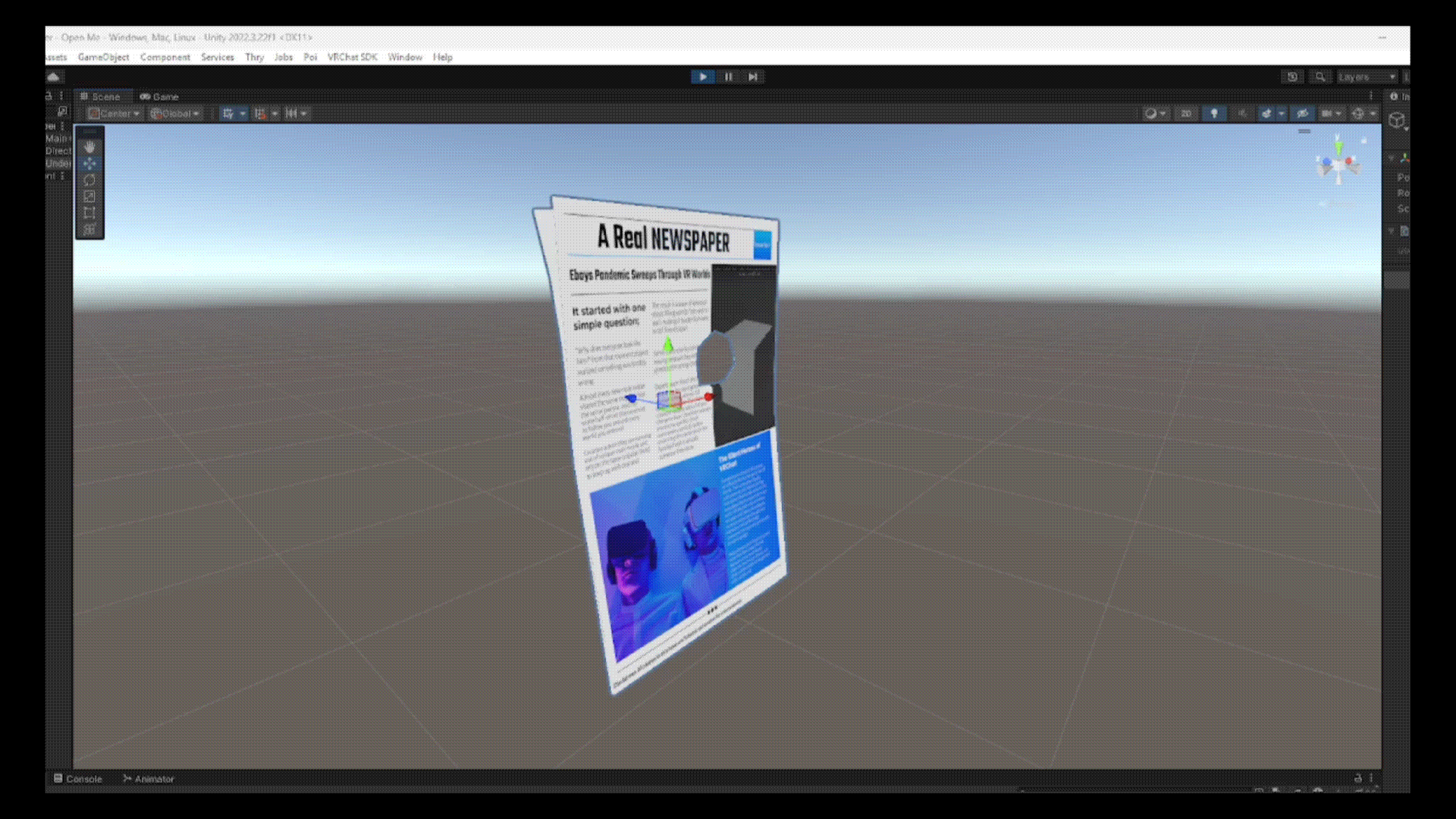 The “Definitely Not Spying” Newspaper
