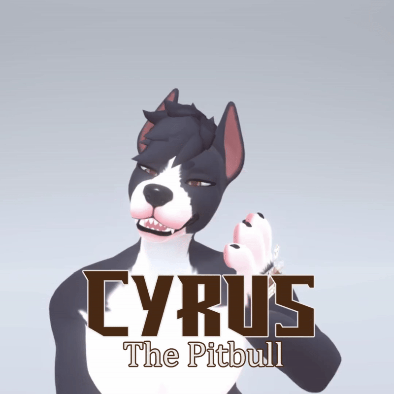 [ TIGER MAFIA ] Cyrus the Pitbull - Vrchat Furry Avatar