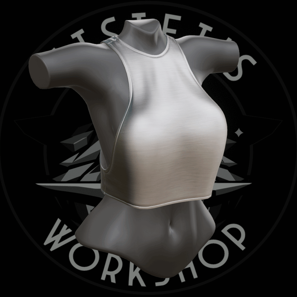 Croptop Loose Sleeveless