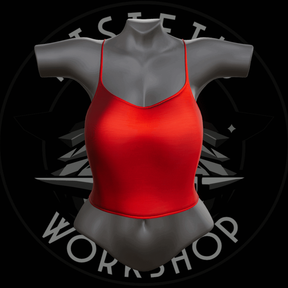 Croptop Straps Sleeveless