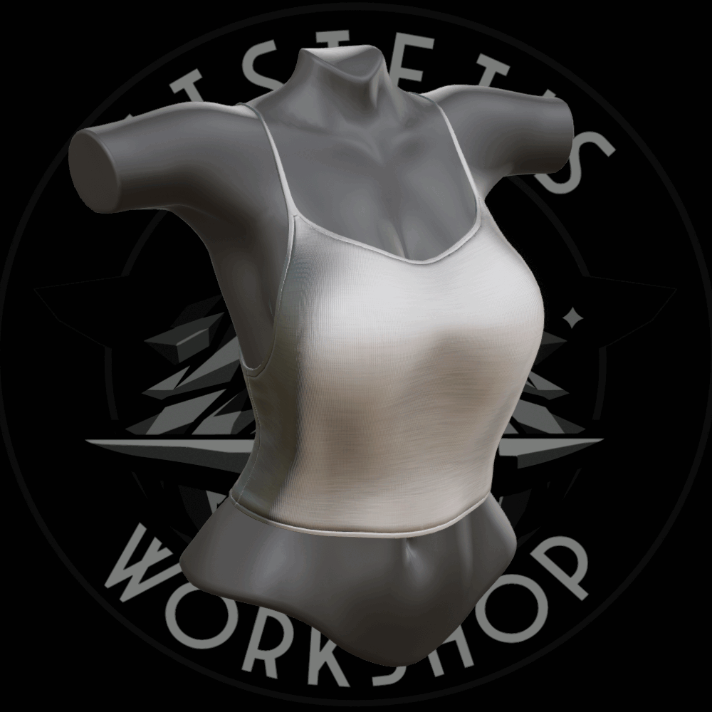 Croptop Straps Sleeveless