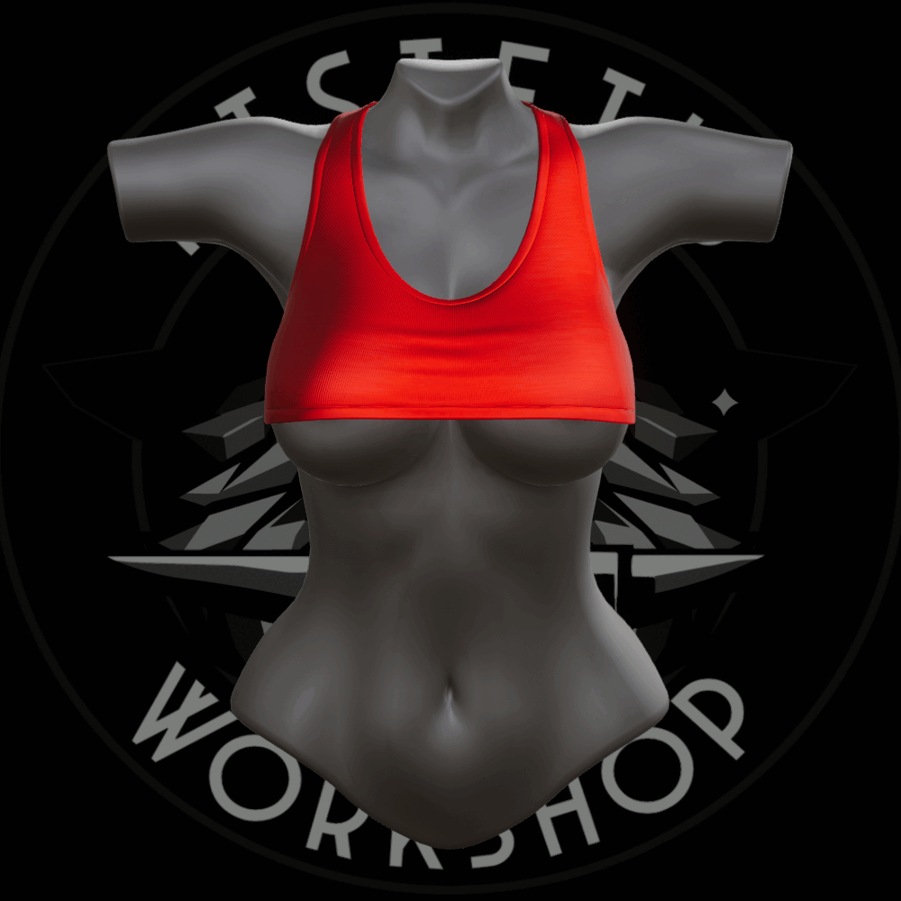 Croptop Tight Sleeveless Under