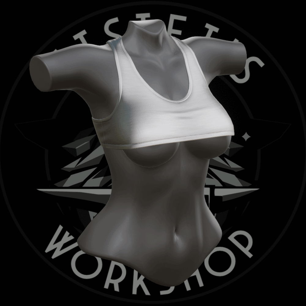 Croptop Tight Sleeveless Under