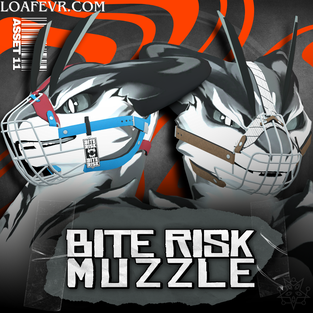Bite Risk Muzzle - Tiger Bee
