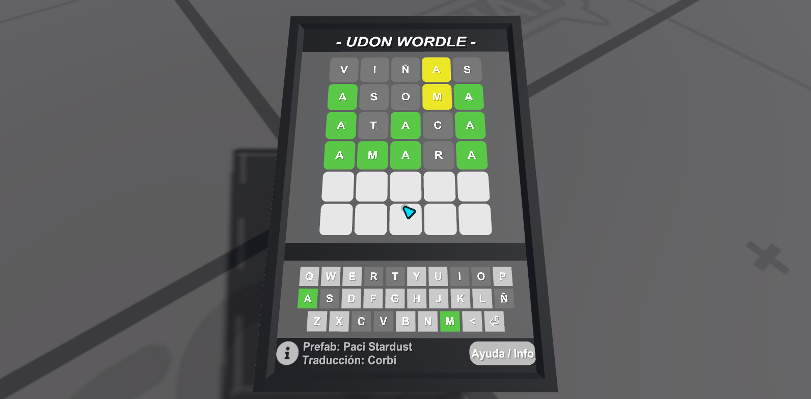 Udon Wordle en Español