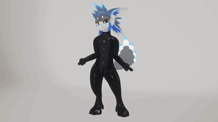 Latex Catsuit for Spiri'vali