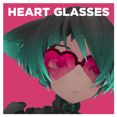 Heart Glasses (Open & Closed)