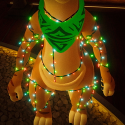 Christmas Lights - Tropical Kangaroo/Orca