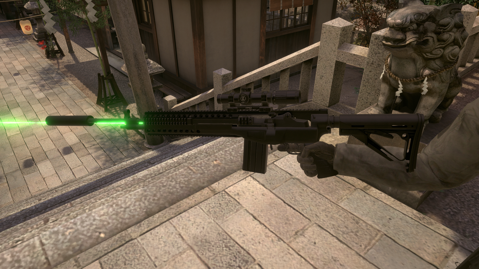 MK14 SASS| PhysBones / Gesture Controlled / Jaming system