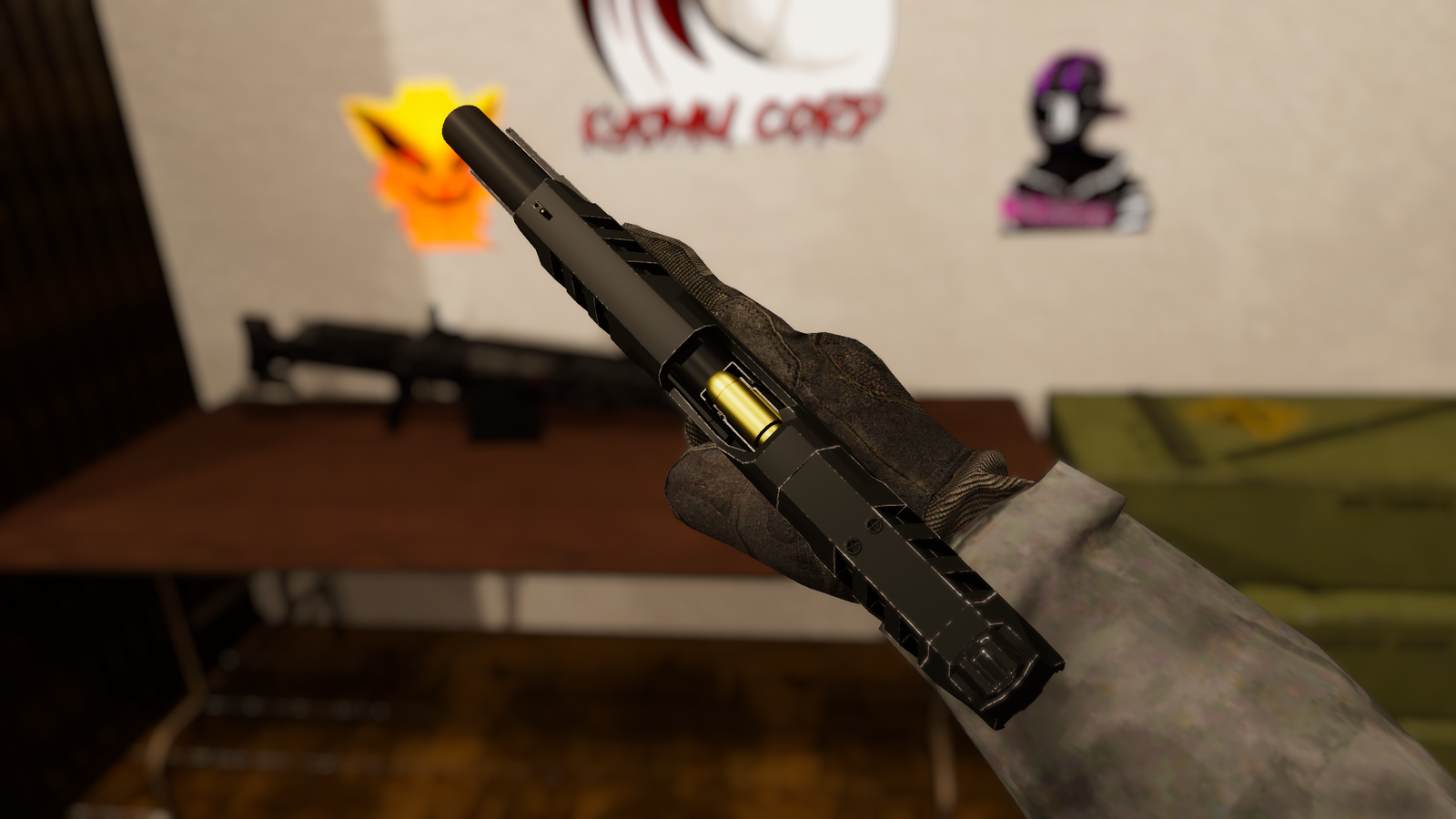 Walther PDP Compact 4| PhysBones / Gesture Controlled / Jaming system