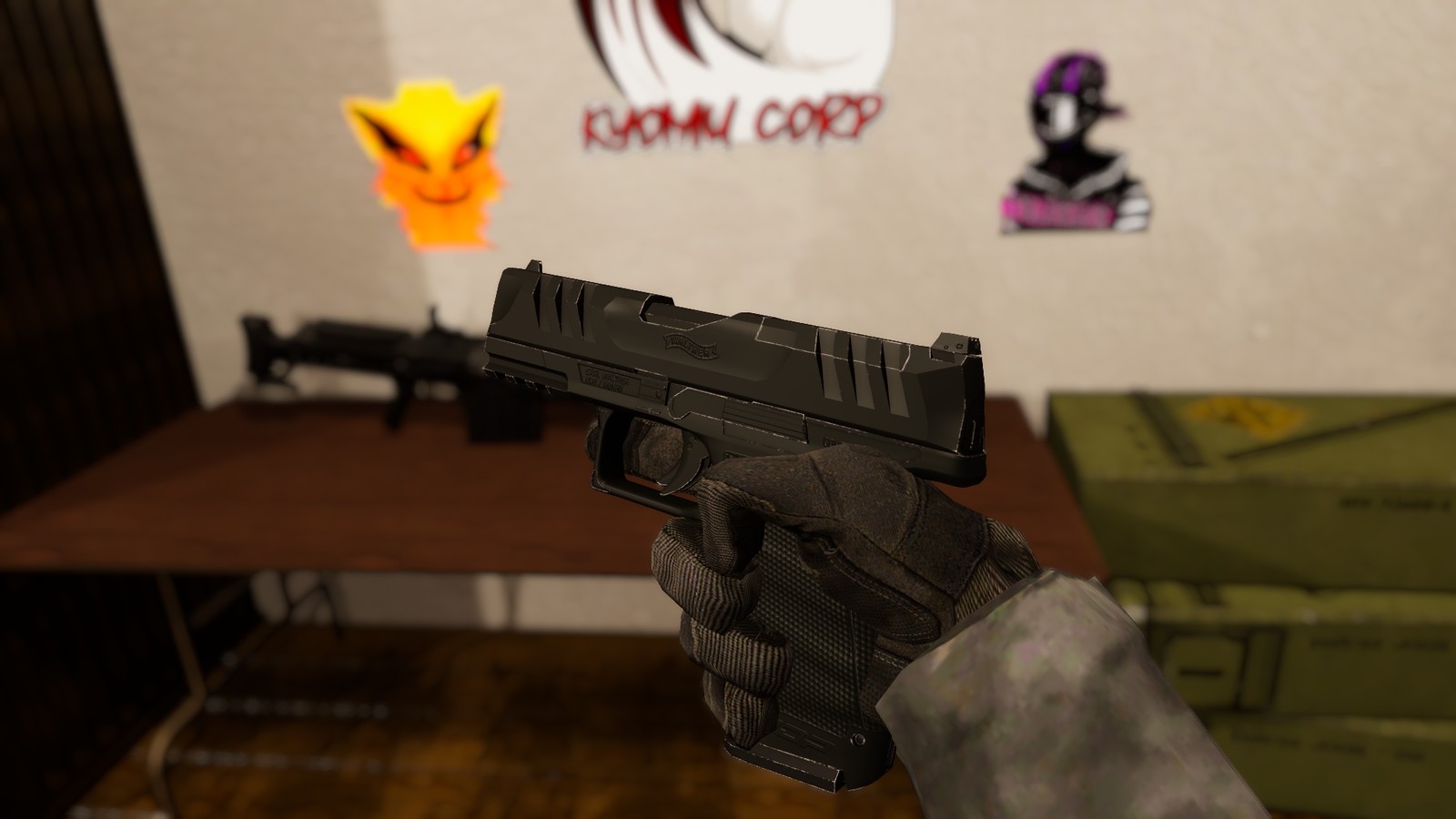 Walther PDP Compact 4| PhysBones / Gesture Controlled / Jaming system