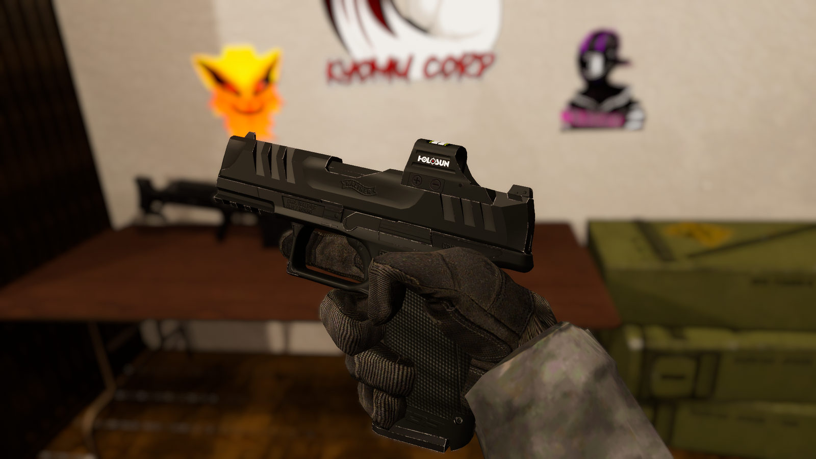 Walther PDP Compact 4| PhysBones / Gesture Controlled / Jaming system