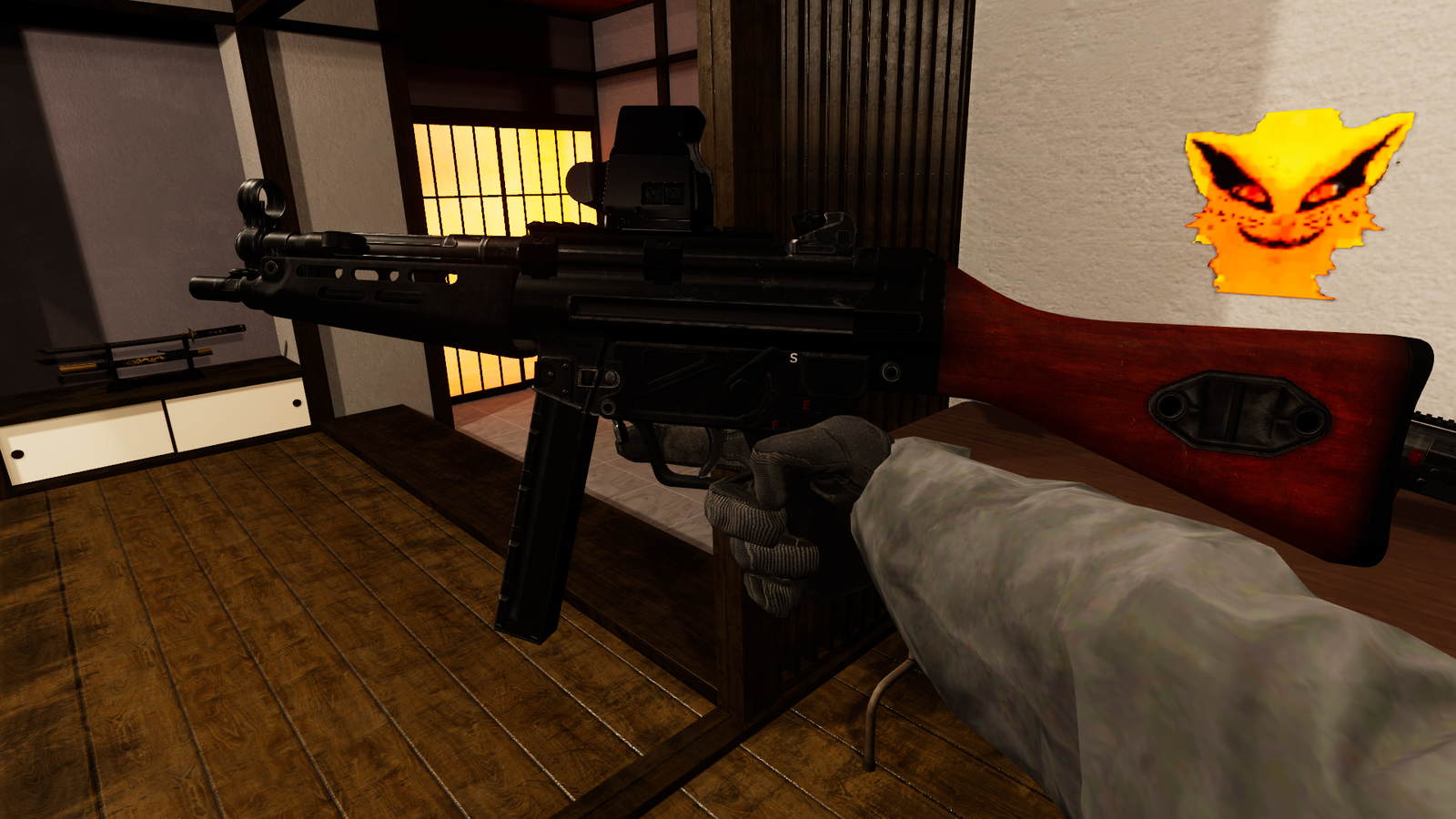 MP5 | PhysBones / Gesture Controlled / Jaming system