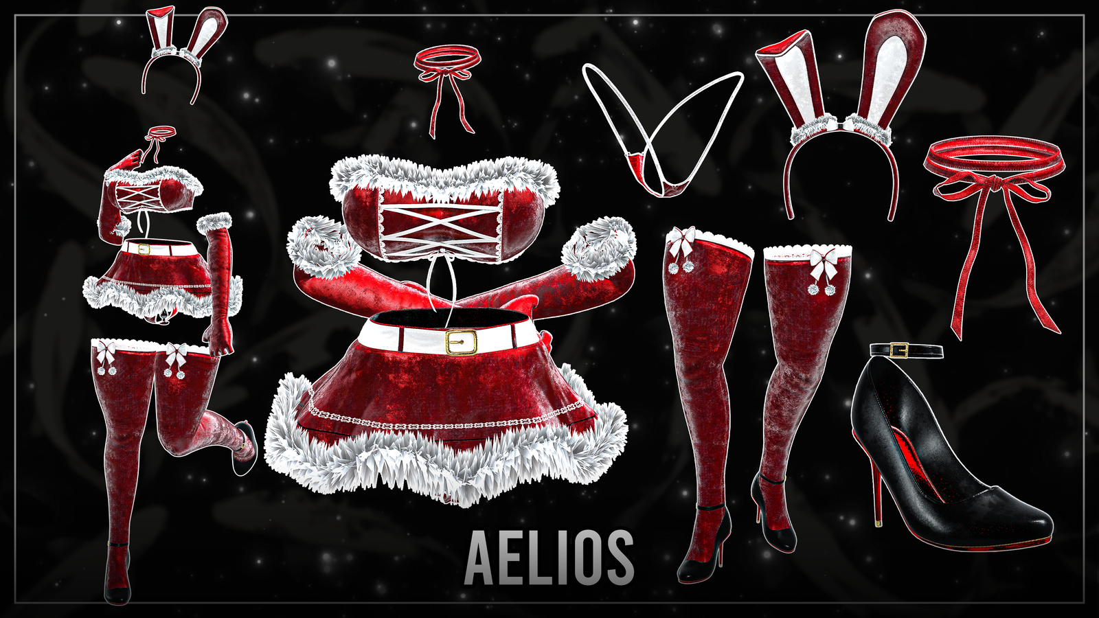 🎅🐇Santa Bunny Outfit DLC [Ersa, Yuno, Seer, Saylie, Fiya, Elle, Emmigosa, GodWhisper, Hush, Nyx, Sane, Vexra]