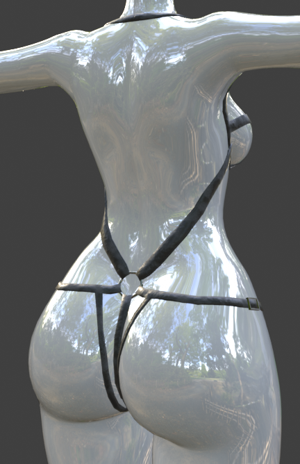 Goth Strap Underwear