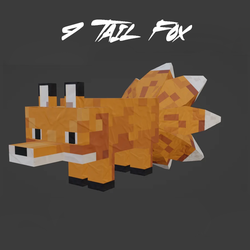 Minecraft 9 Tail Fox