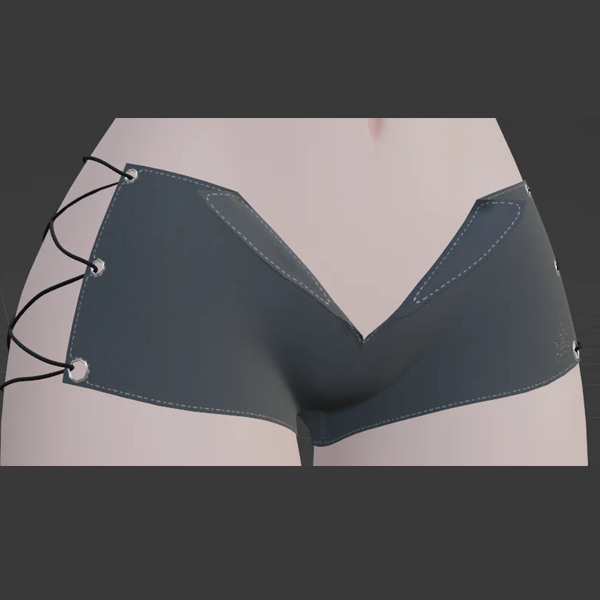 Midnight's Booty Shorts | Panda Base V1