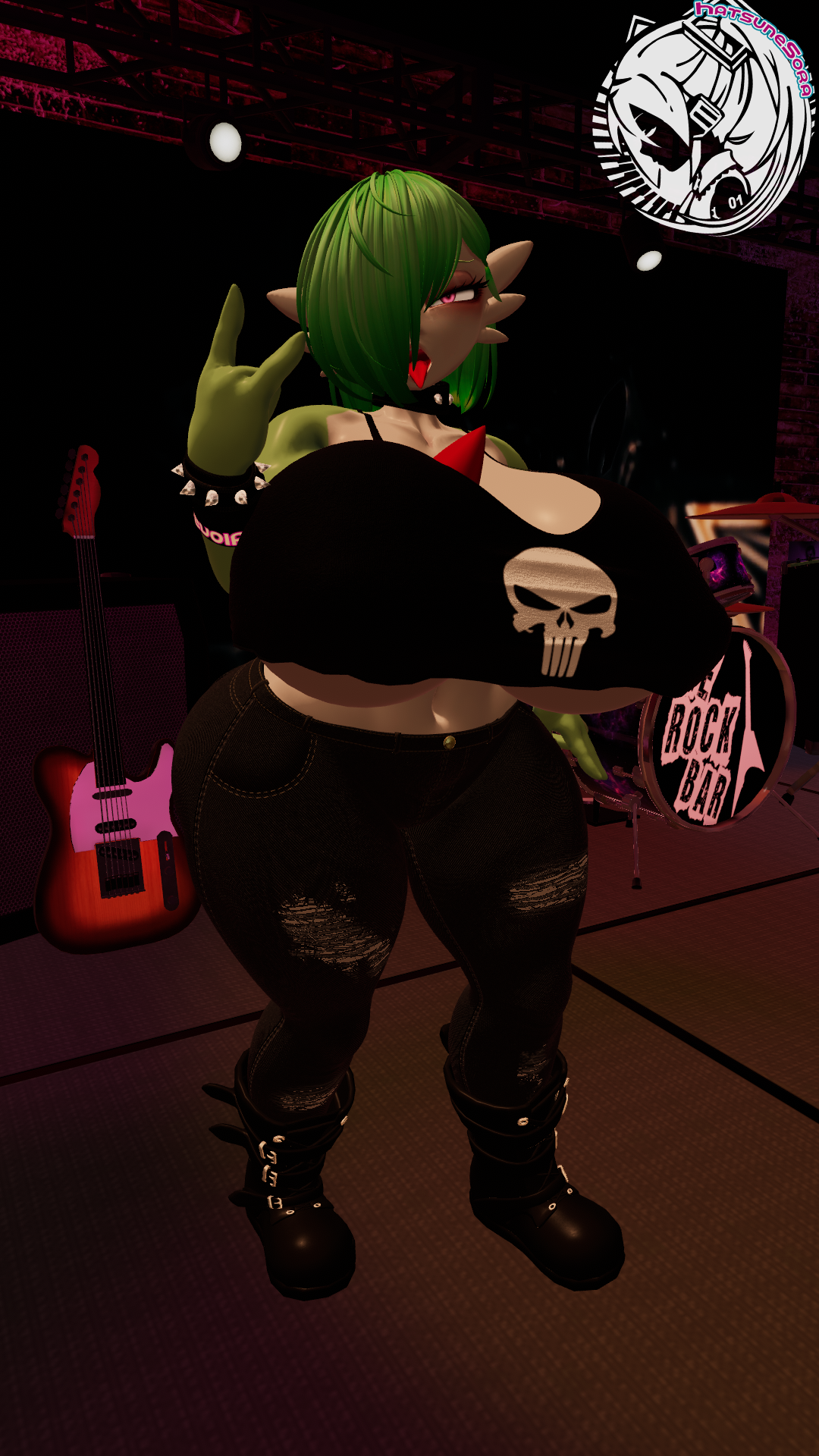 Gardevoir's Bom39 Rockpunk Outfit DLC (VRC PC)