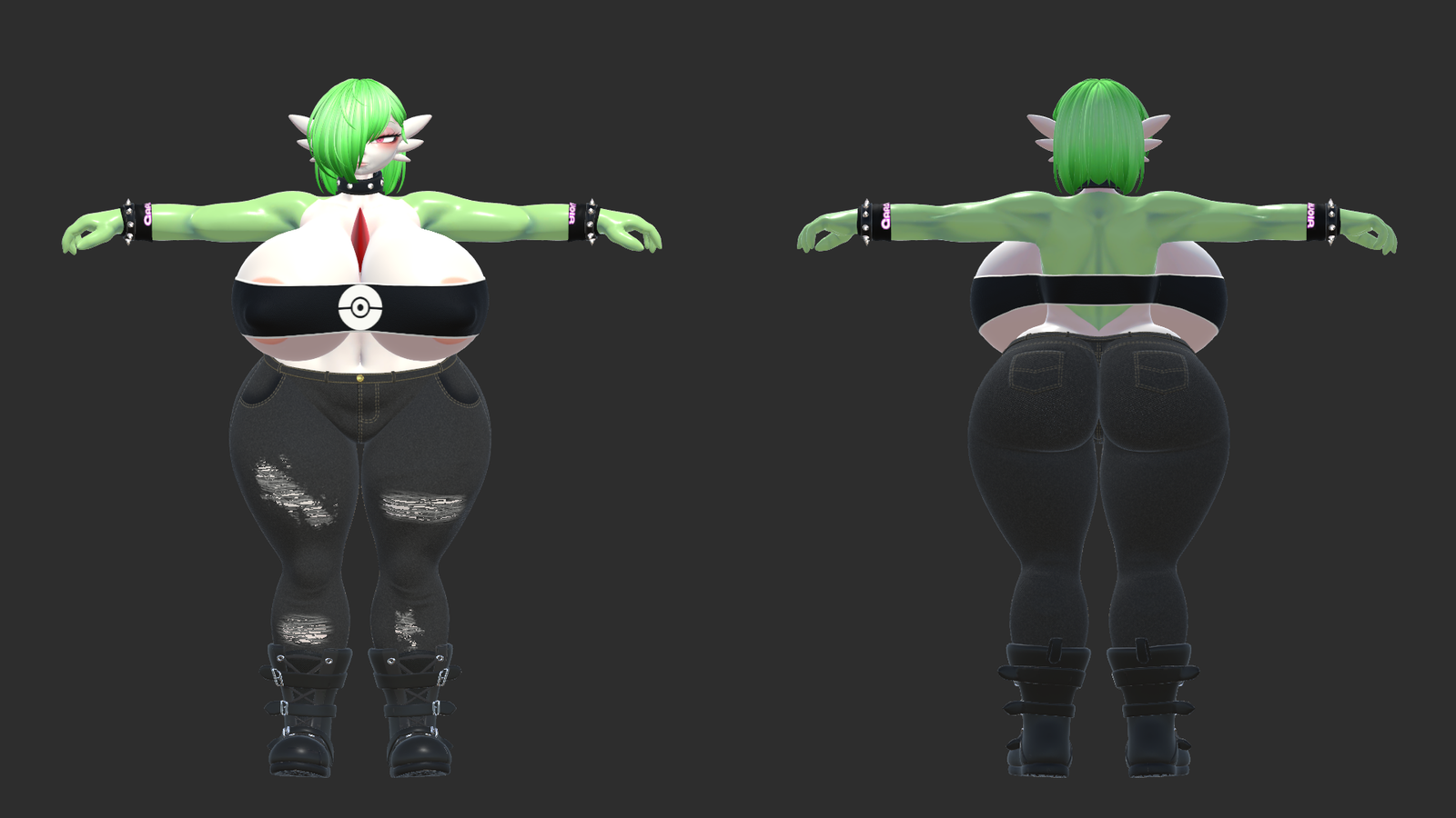Gardevoir's Bom39 Rockpunk Outfit DLC (VRC PC) 
