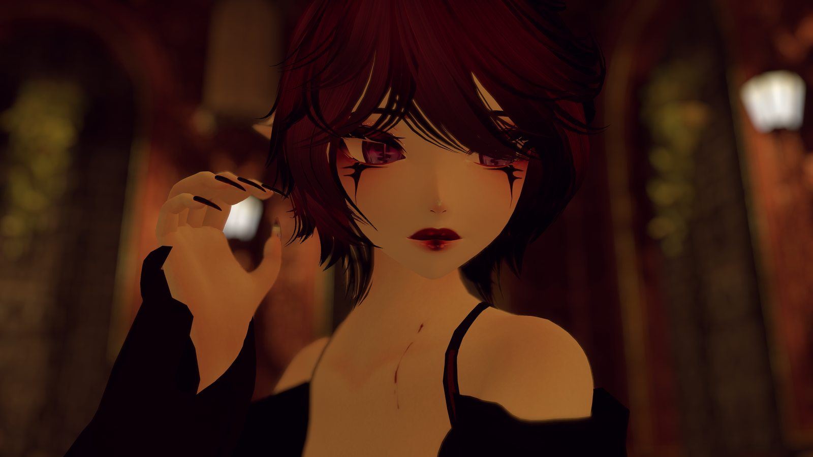 Vampire Makeup for Starlight Head