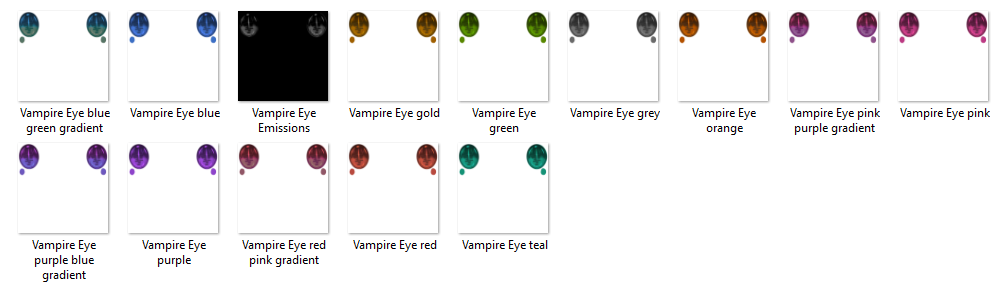 Vampire Eye Texture for Starlight Head