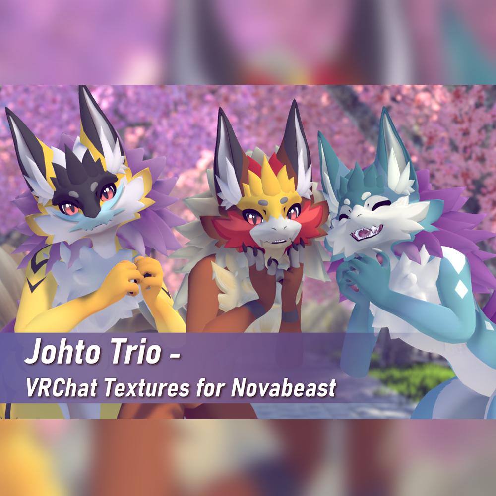 Nova Johto Trio Bundle Novabeast Textures