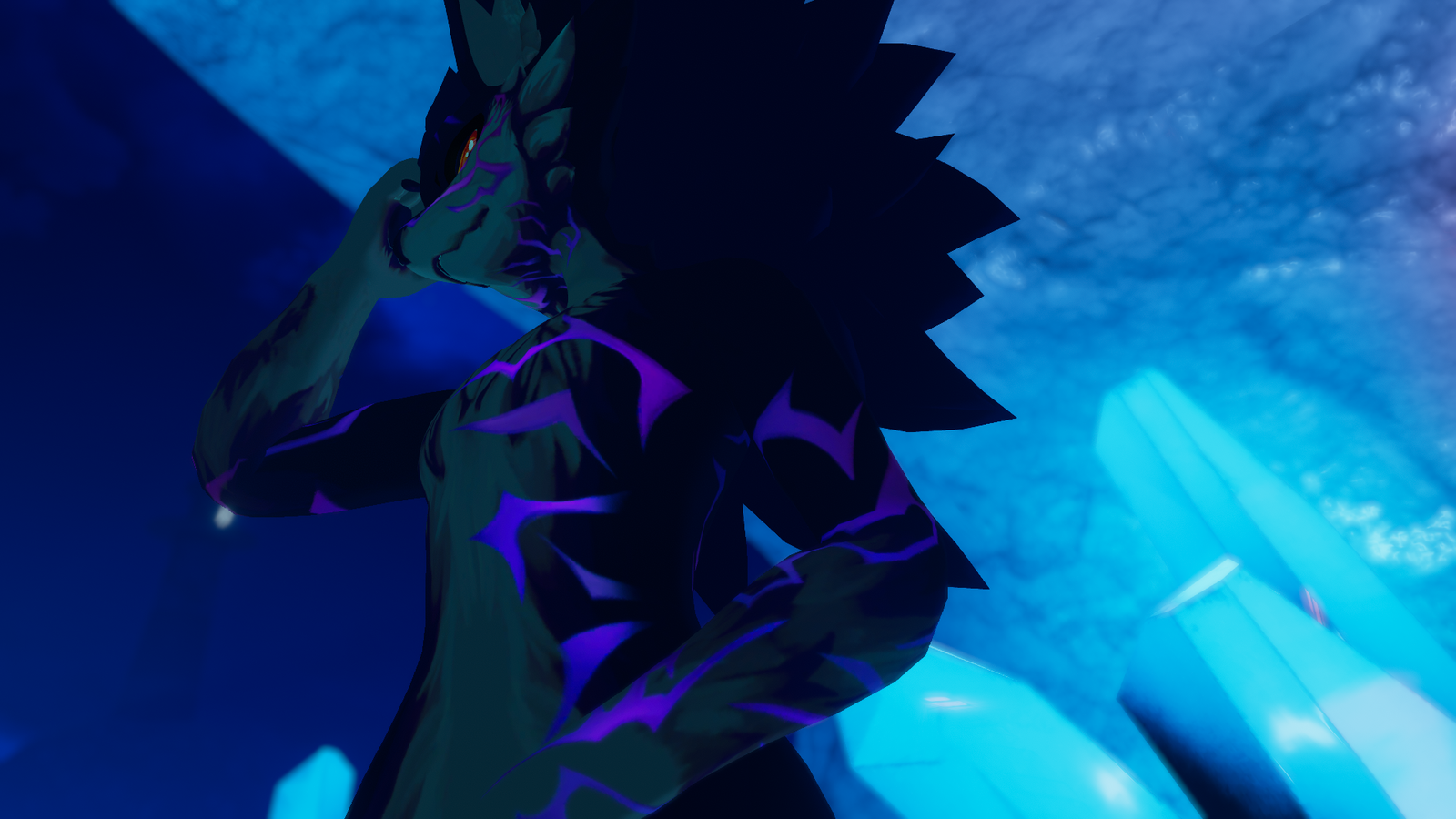 Saja Demon Patterns Novabeast Overlay (+ AudioLink)