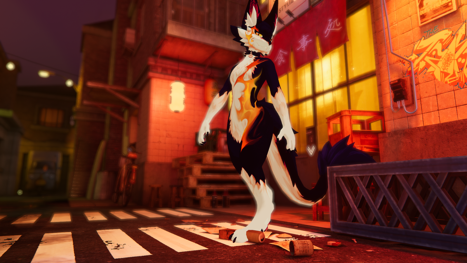 Fire Demon Tattoos for the Novabeast (+ AudioLink)