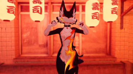 Fire Demon Tattoos for the Novabeast (+ AudioLink)