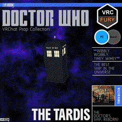 Doctor Who: T.A.R.D.I.S for Vrchat! (VRCF Reddy)